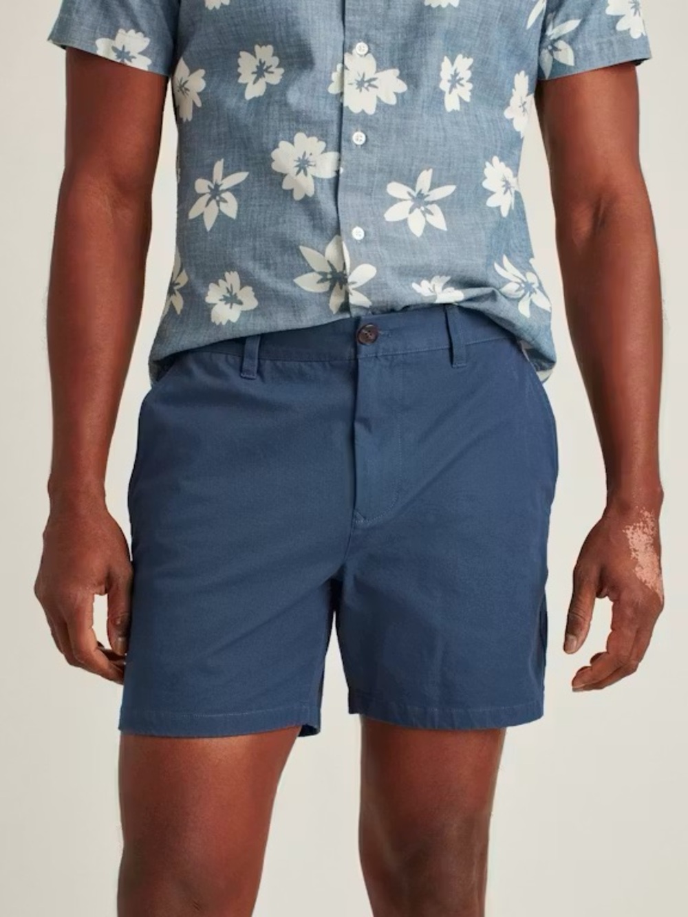 Bonobos Men's - Chino Casual Short - Slate Blue - 7” - 32 Waist